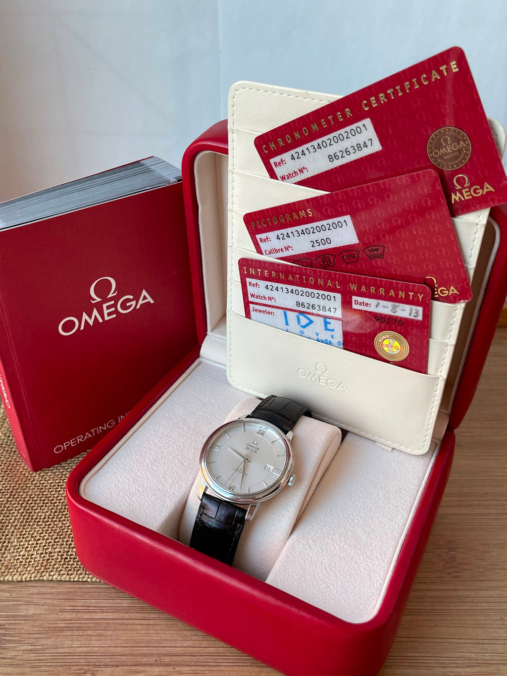 Omega De Ville Prestige Automatic 39.5mm Co-Axial Ref. 424.13.40.20.02.001