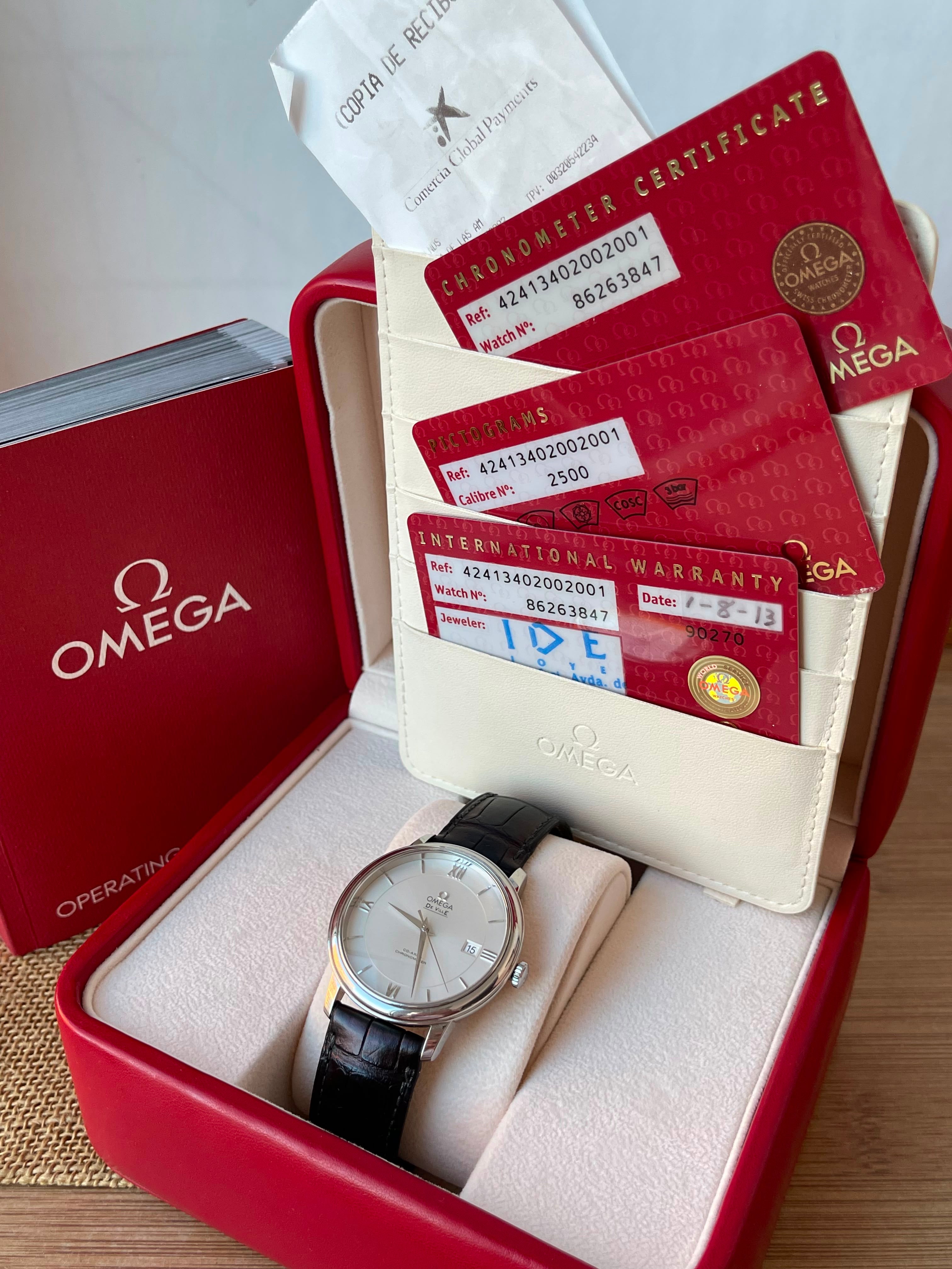 Omega De Ville Prestige Automatic 39.5mm Co-Axial Ref. 424.13.40.20.02.001