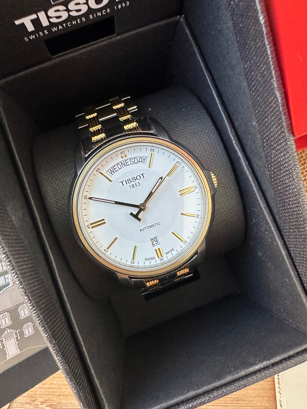 Tissot Automatic - Two tone - Eta 2834 full set