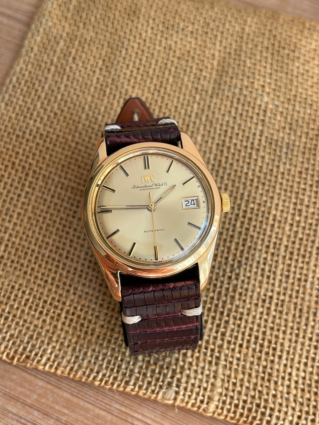 IWC Automatic Aur 18K - Vintage - NOS - din 1970