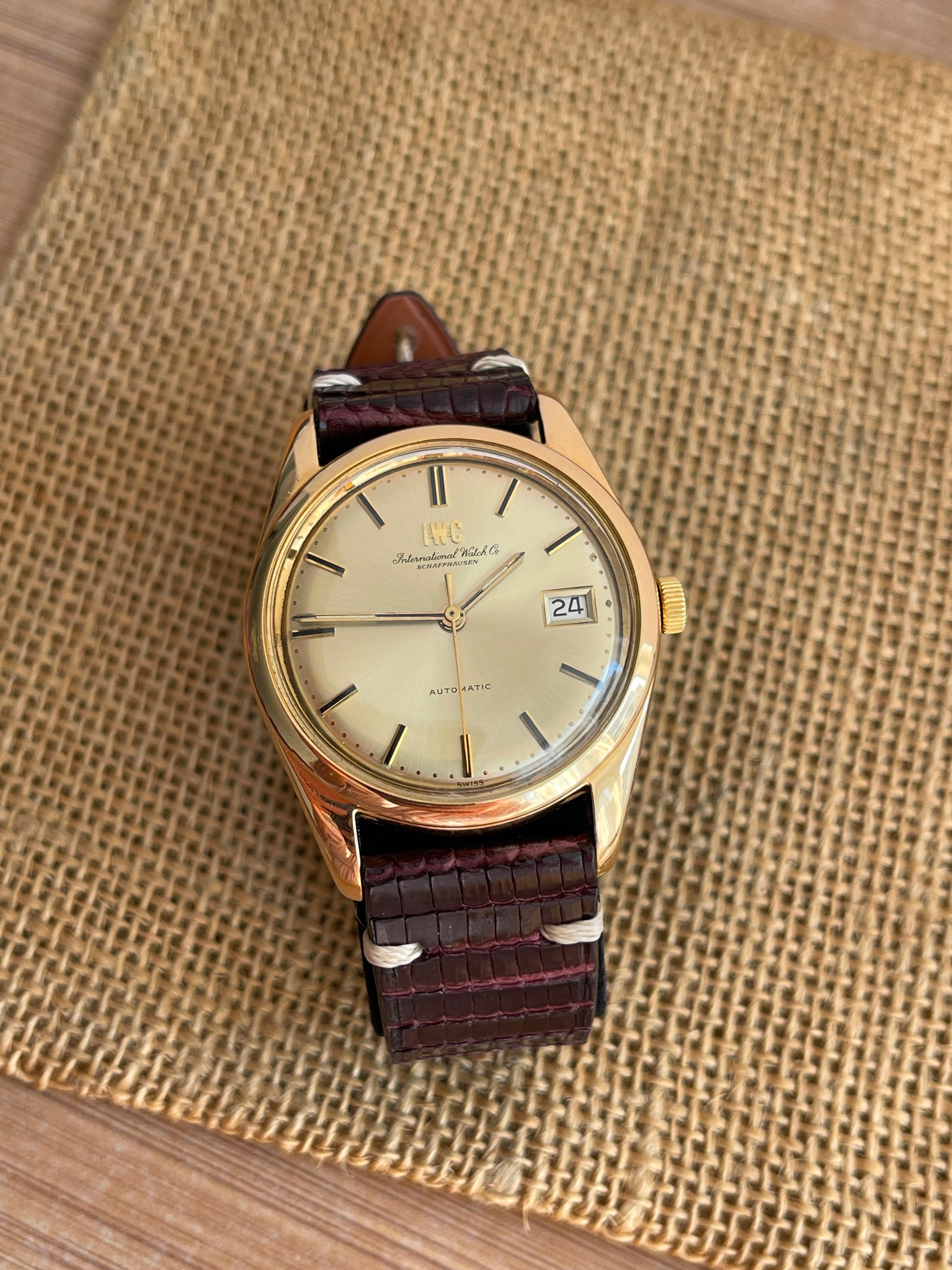 IWC Automatic Aur 18K - Vintage - NOS - din 1970