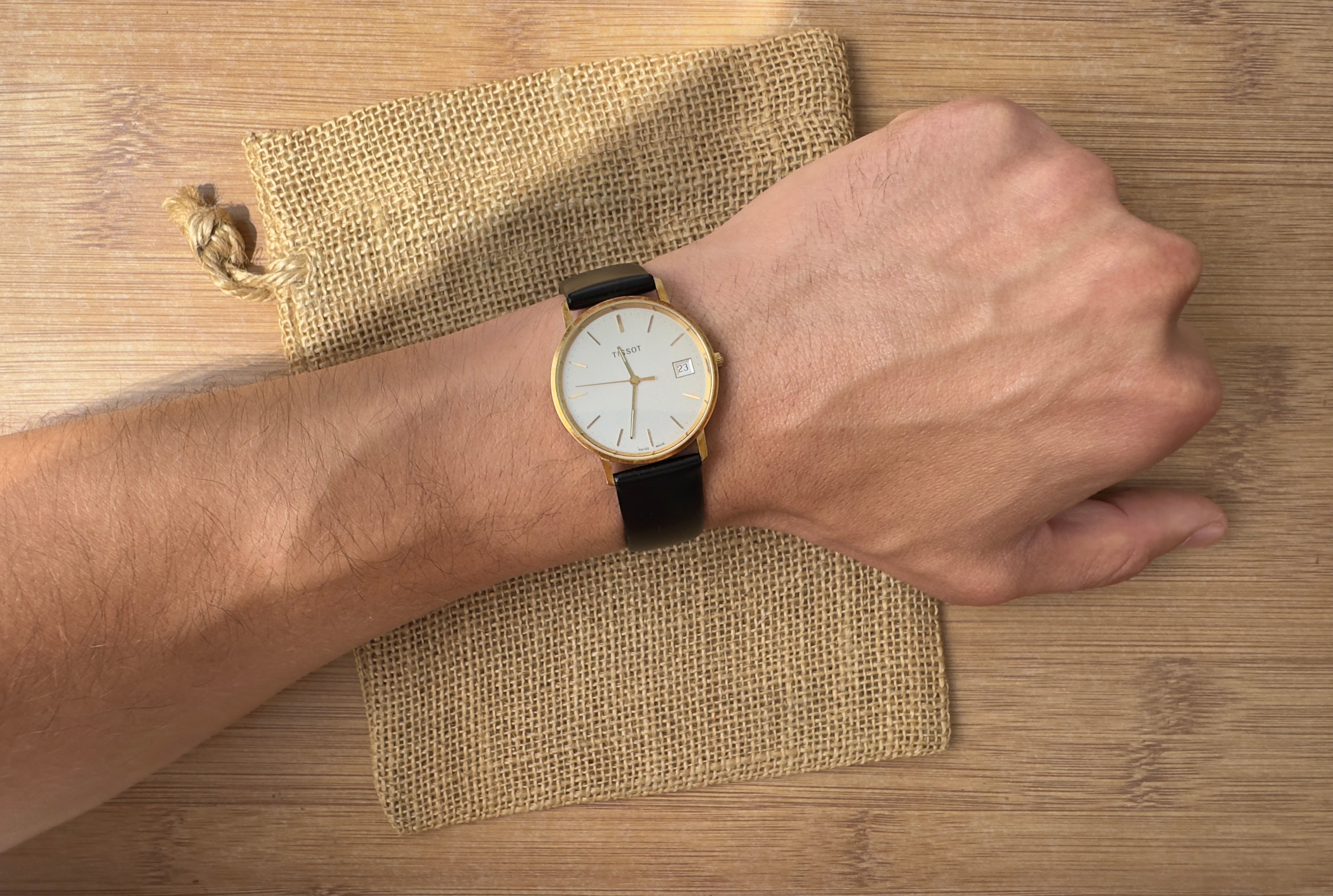 Ceas Tissot Goldrun Aur 18k - 34mm - impecabil - Unisex