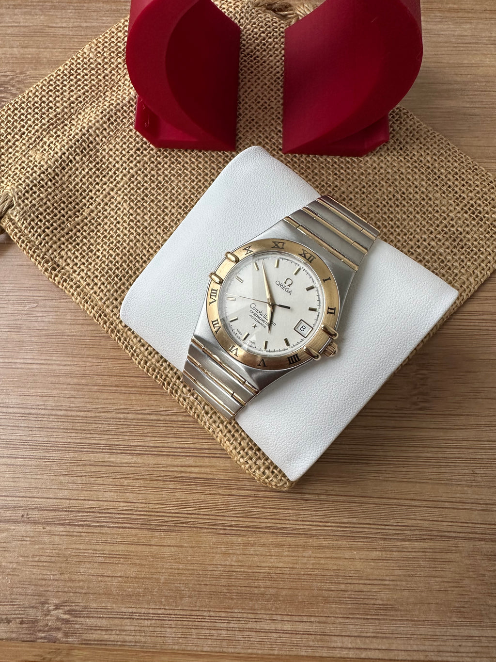 Omega Constellation Aur 18k Oțel Automatic 35.5mm diametrul