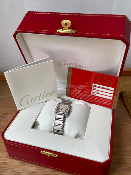 Cartier Tank Française Full set, impecabil 20mm - 2384