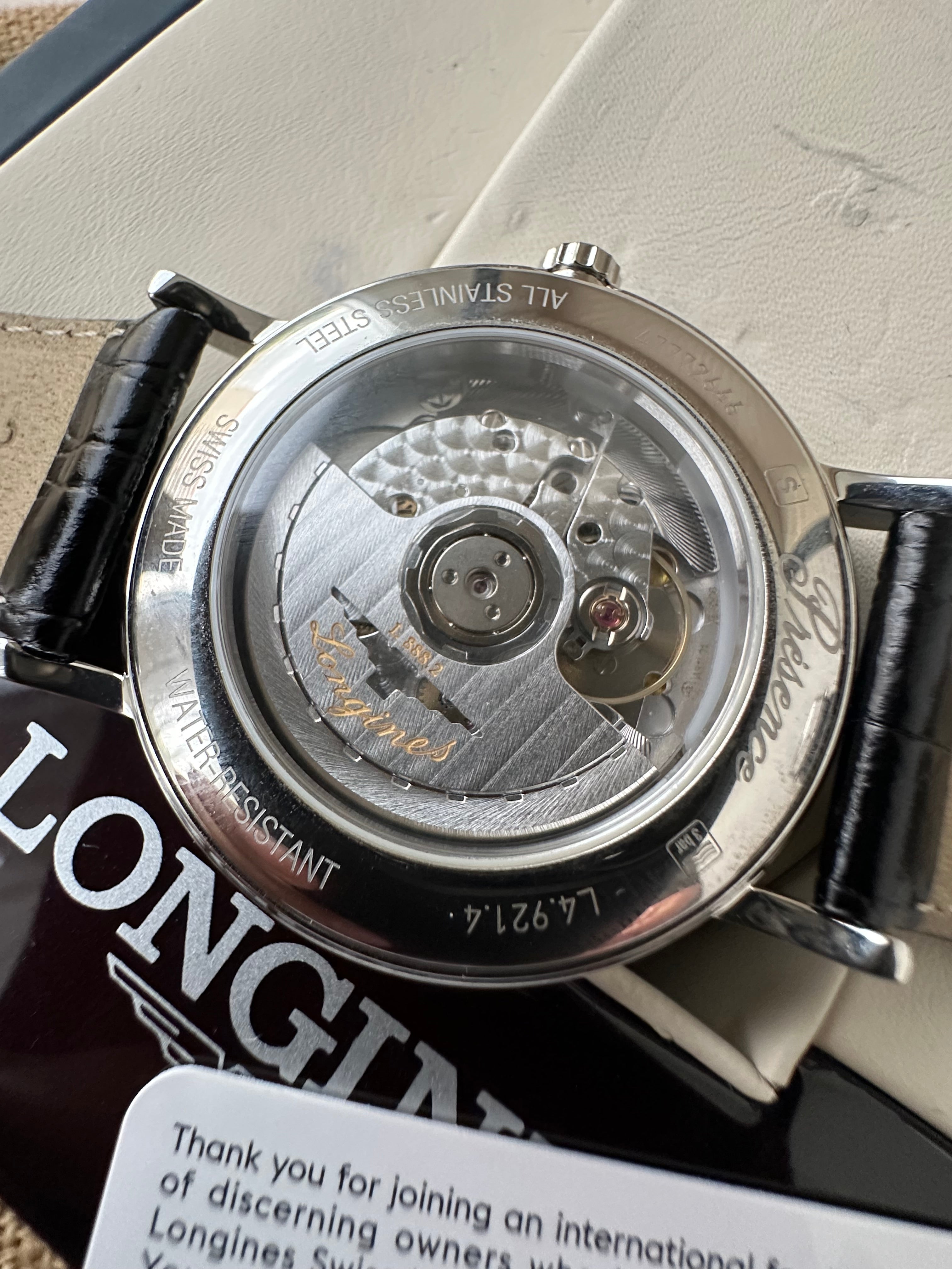 Longines Présence Automatic 38.5mm diametrul - impecabil - Full set L4.921.4.52.2