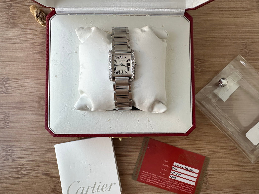 Cartier Tank Française Full set, impecabil 20mm - 2384