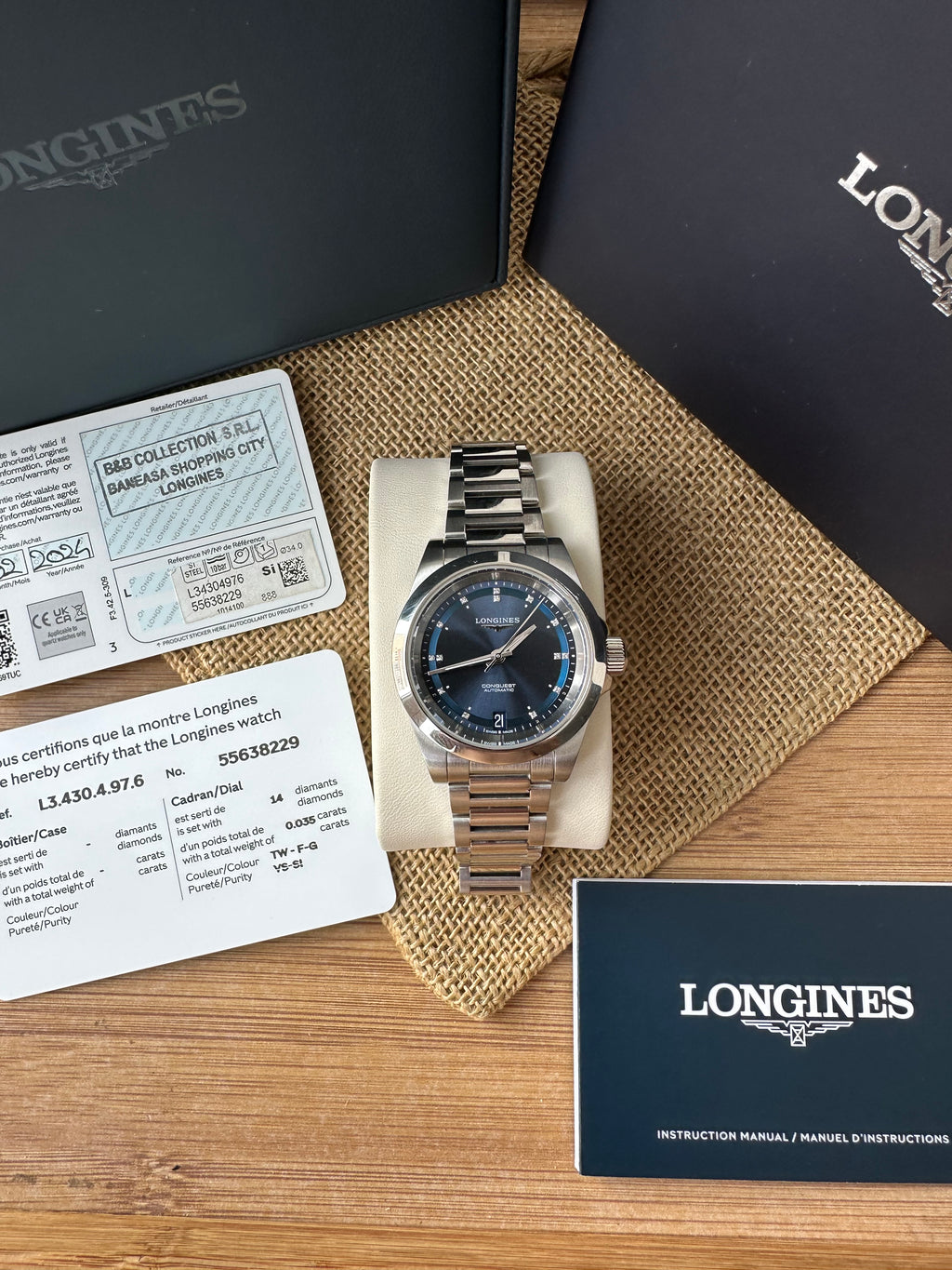 Longines Conquest Lady - Diamonds - L3.320.4.97.6