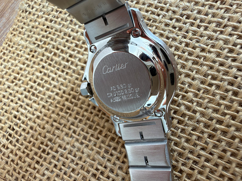 Cartier Santos Octagon Automatic - Aur Oțel - 25mm - Ref. 0907
