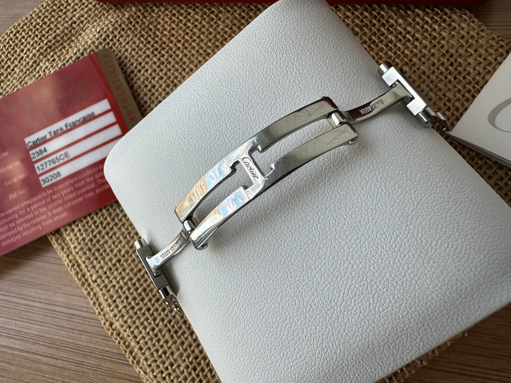 Cartier Tank Française Full set, impecabil 20mm - 2384