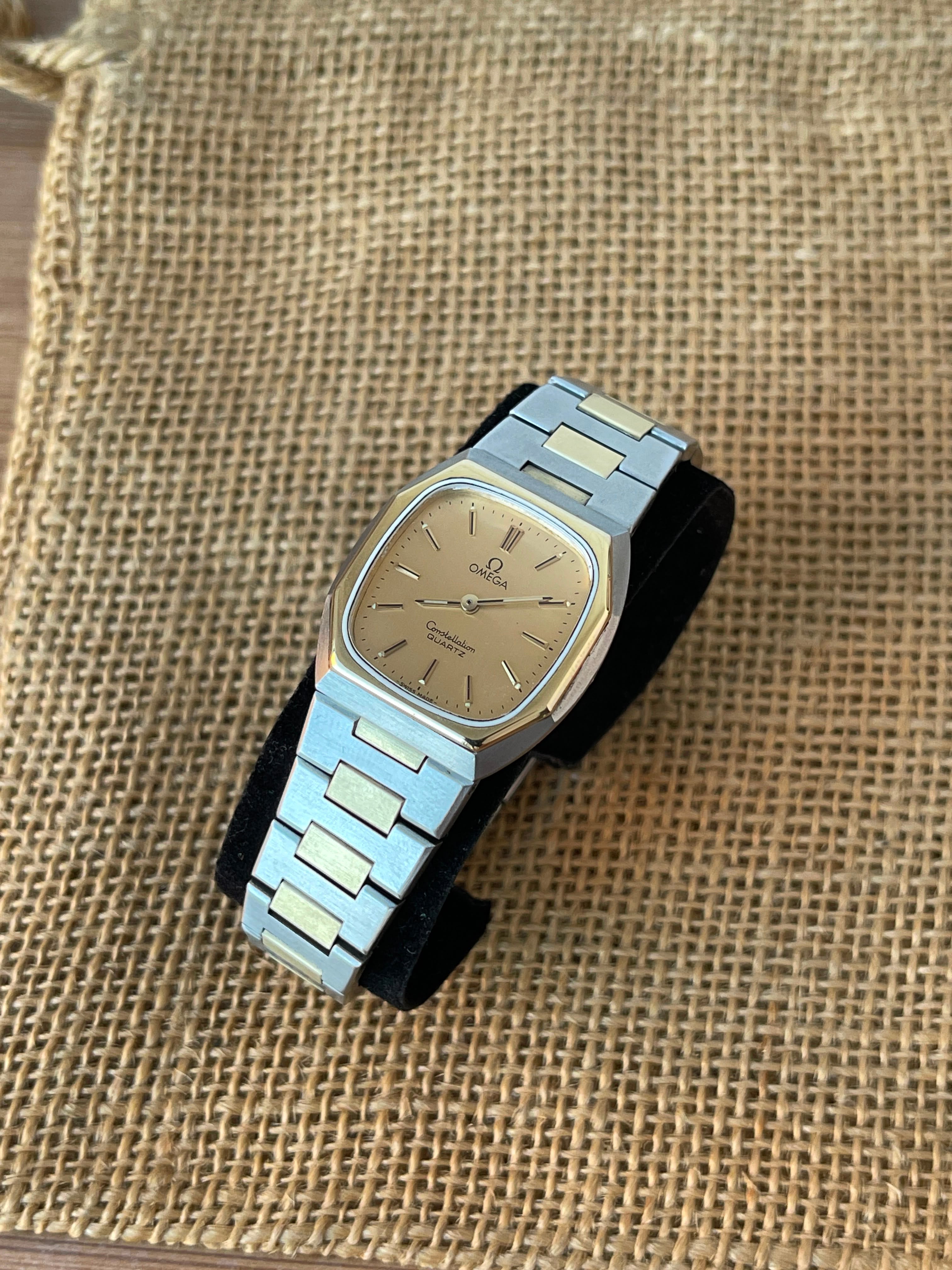 Omega Constellation Aur 18K si Otel Ref. 198.0123 - 33mm