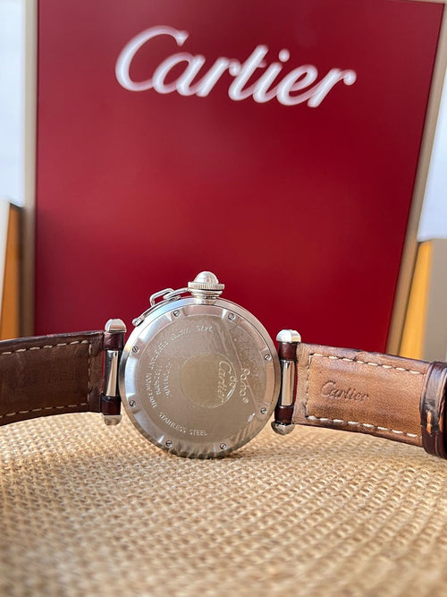 Cartier Pasha Automatic Big Date 35mm, curea de piele aligator 2475