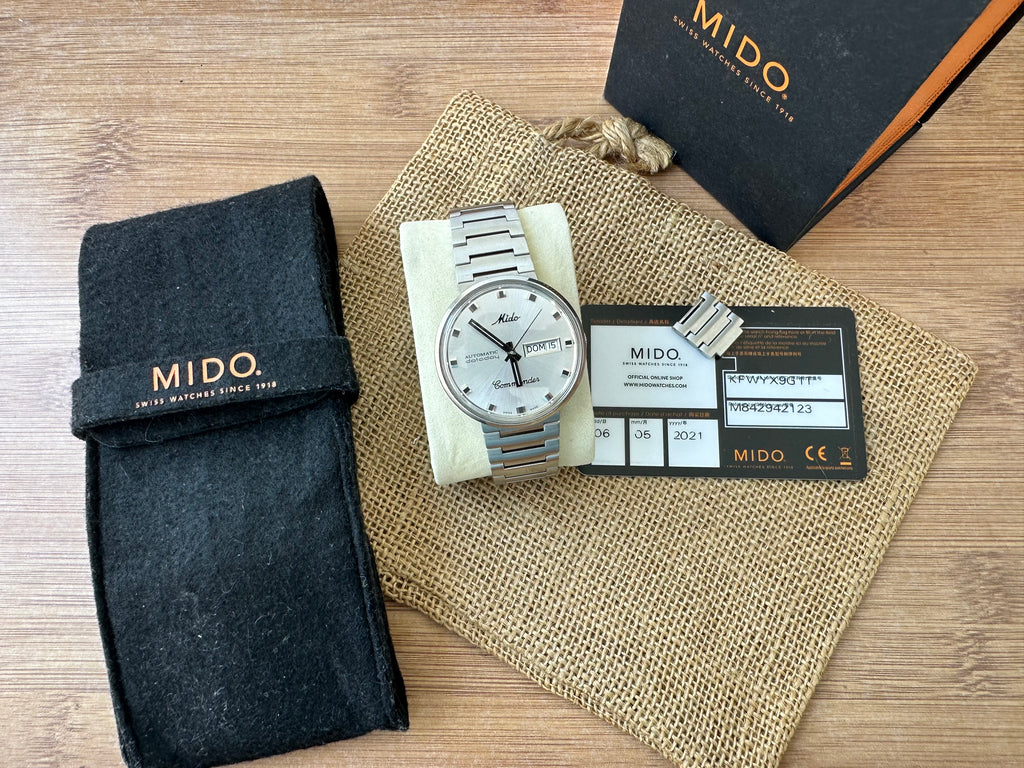 Ceas Mido Commander Automatic Datoday 39mm- Full set - Impecabil -M8425.4.11.1