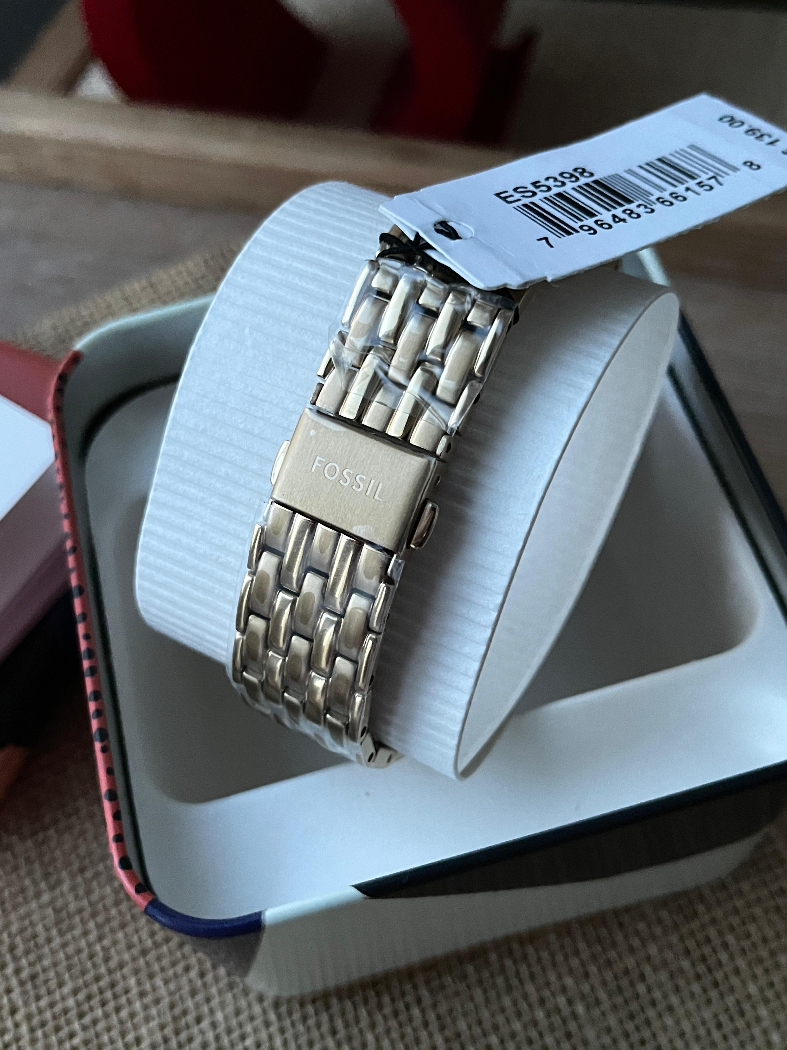 Ceas Fossil Raquel Sun Moon-  Gold ES5398 - 29mm - Mother of Pearl