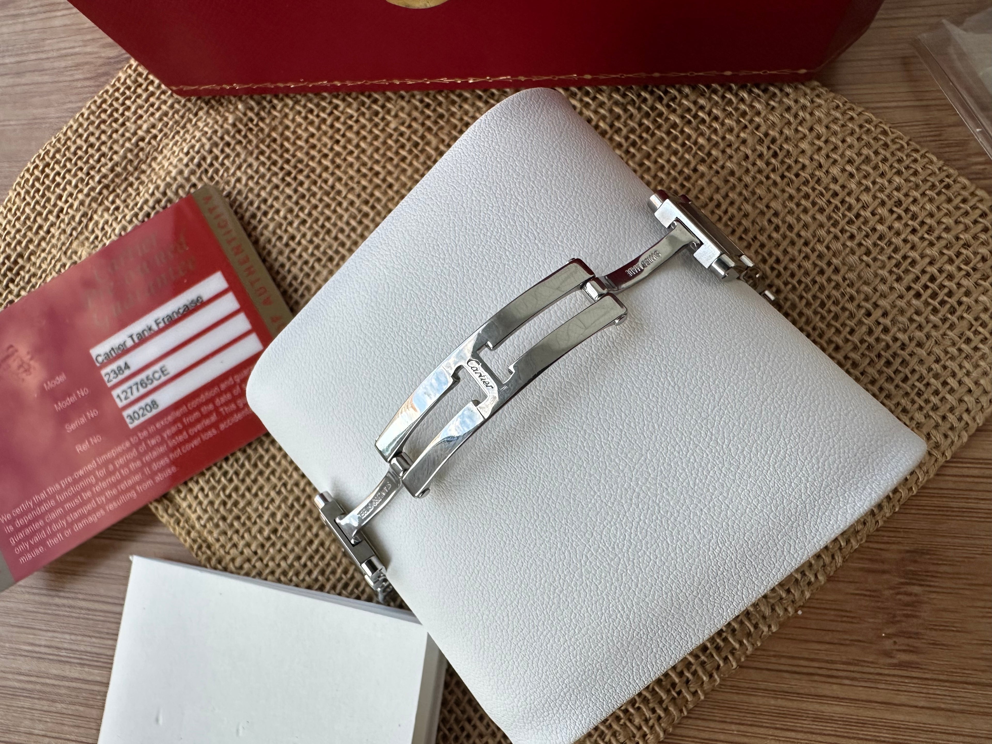 Cartier Tank Française Full set, impecabil 20mm - 2384
