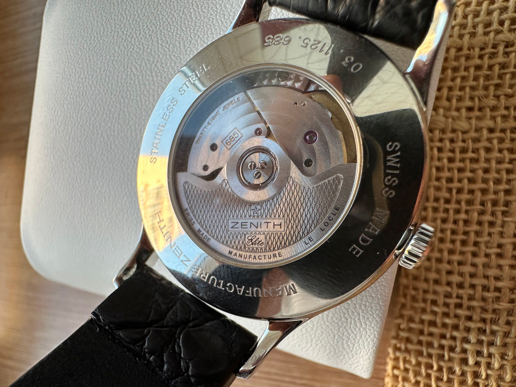 Zenith Elite - Reserve de Marche 37mm