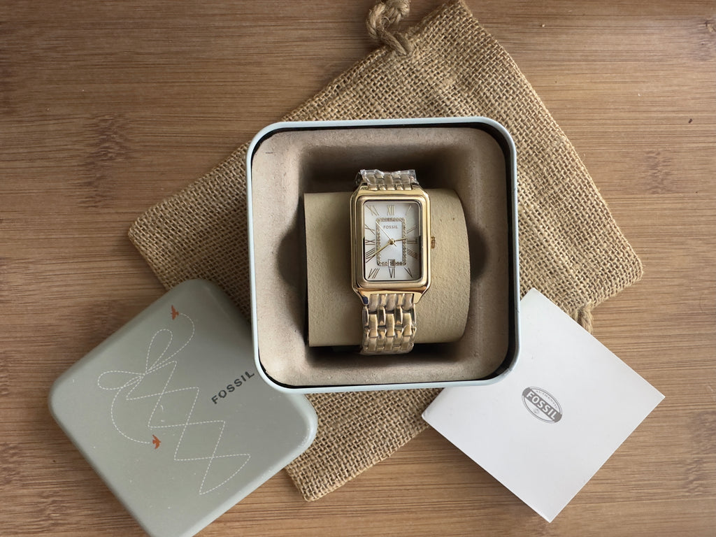 Ceas Fossil Raquel Gold 26mm - Mother of Pearl - ES5304