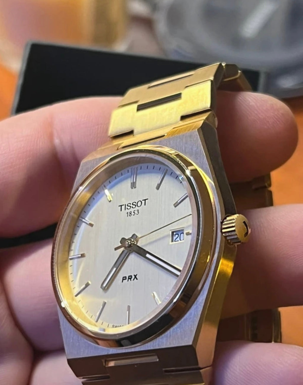 Tissot PRX 40mm - Gold - Full set - impecabil