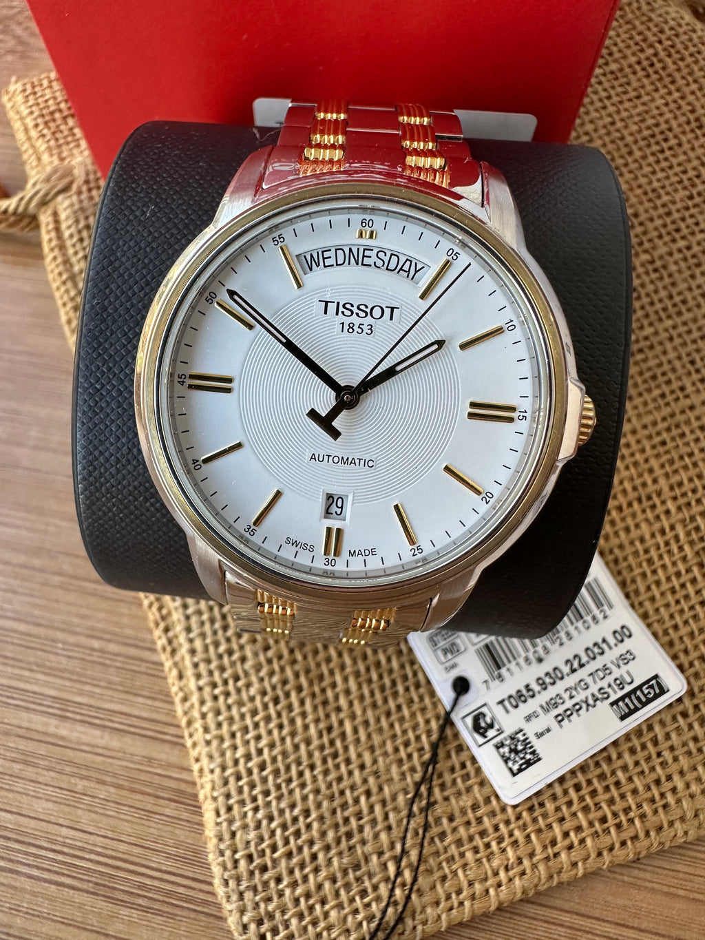 Tissot Automatic - Two tone - Eta 2834 full set
