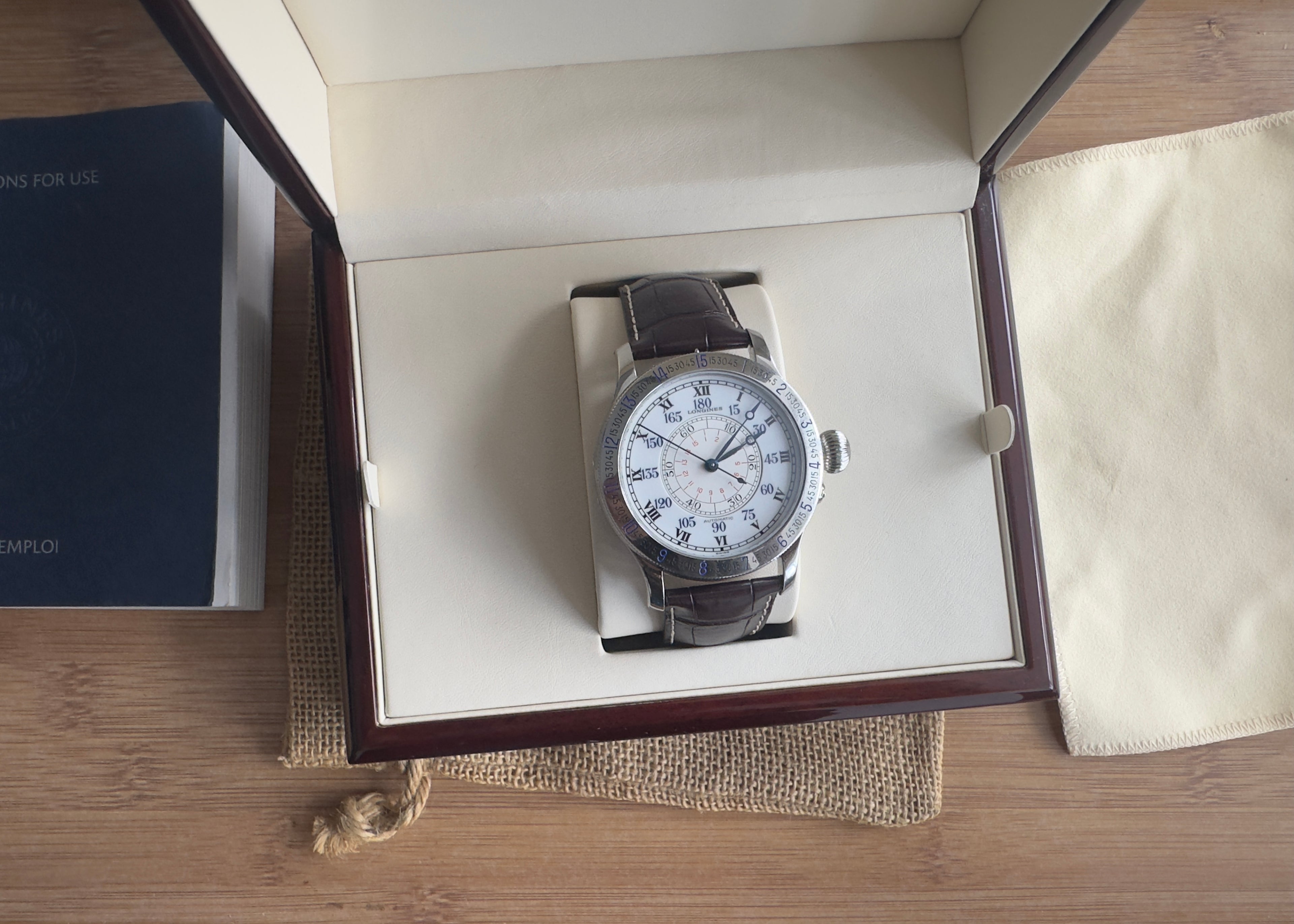 Ceas Longines Heritage The Lindbergh Hour Angle Watch L2.678.4.11.0