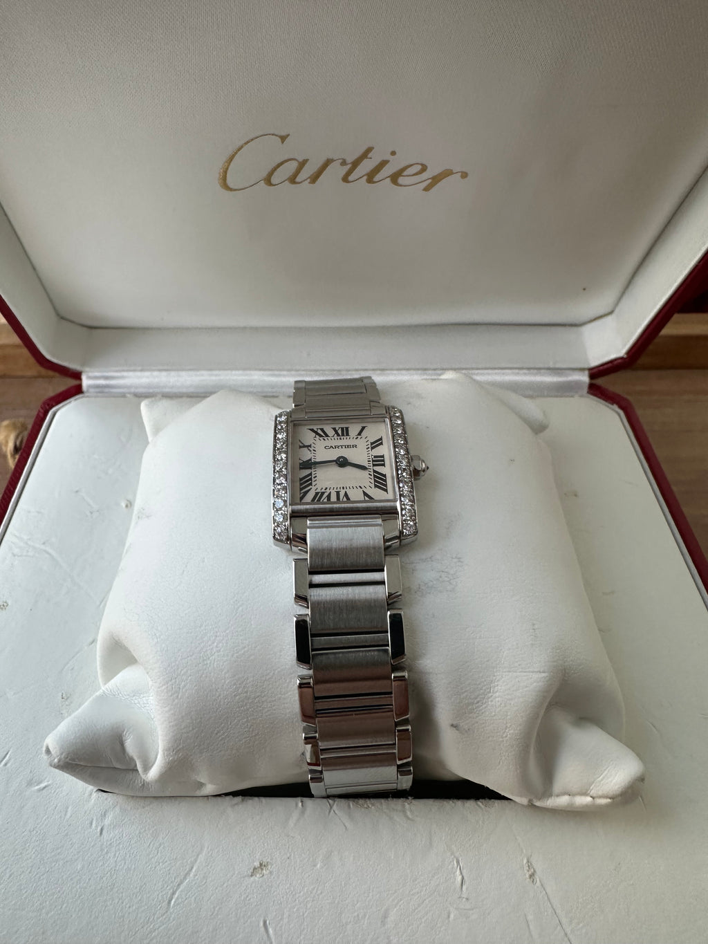 Cartier Tank Française Full set, impecabil 20mm - 2384