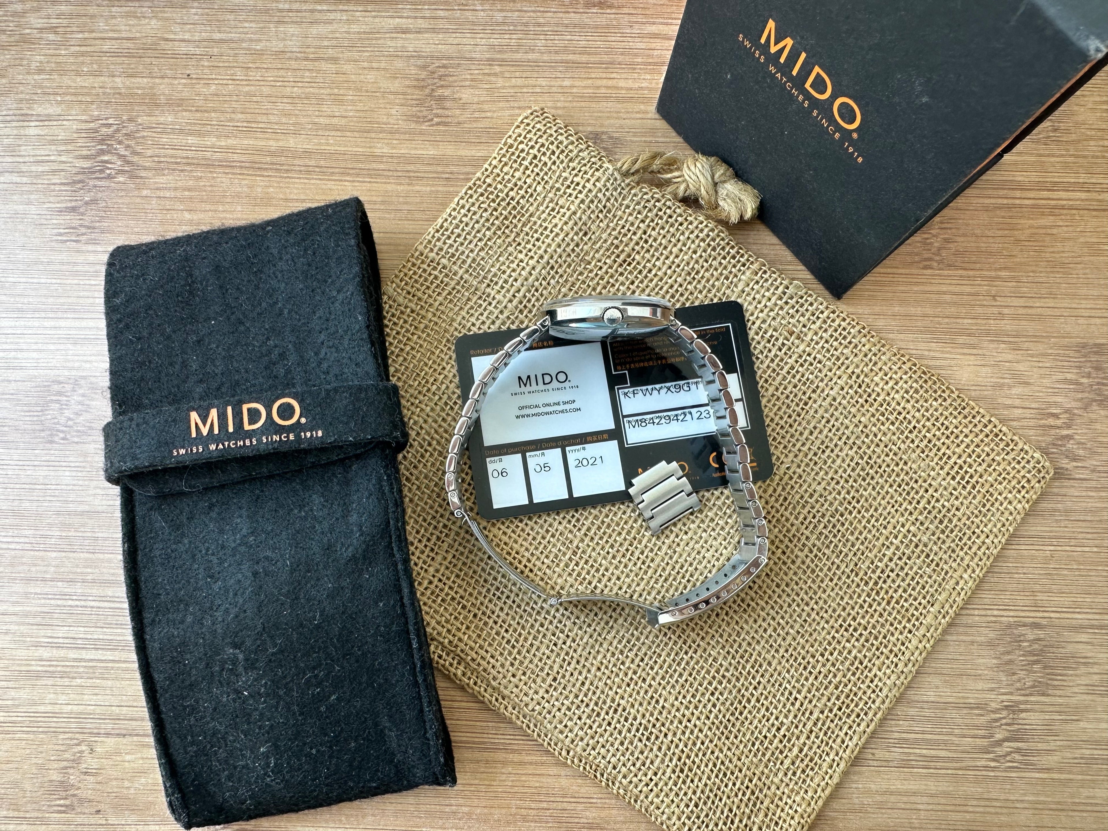 Ceas Mido Commander Automatic Datoday 39mm- Full set - Impecabil -M8425.4.11.1