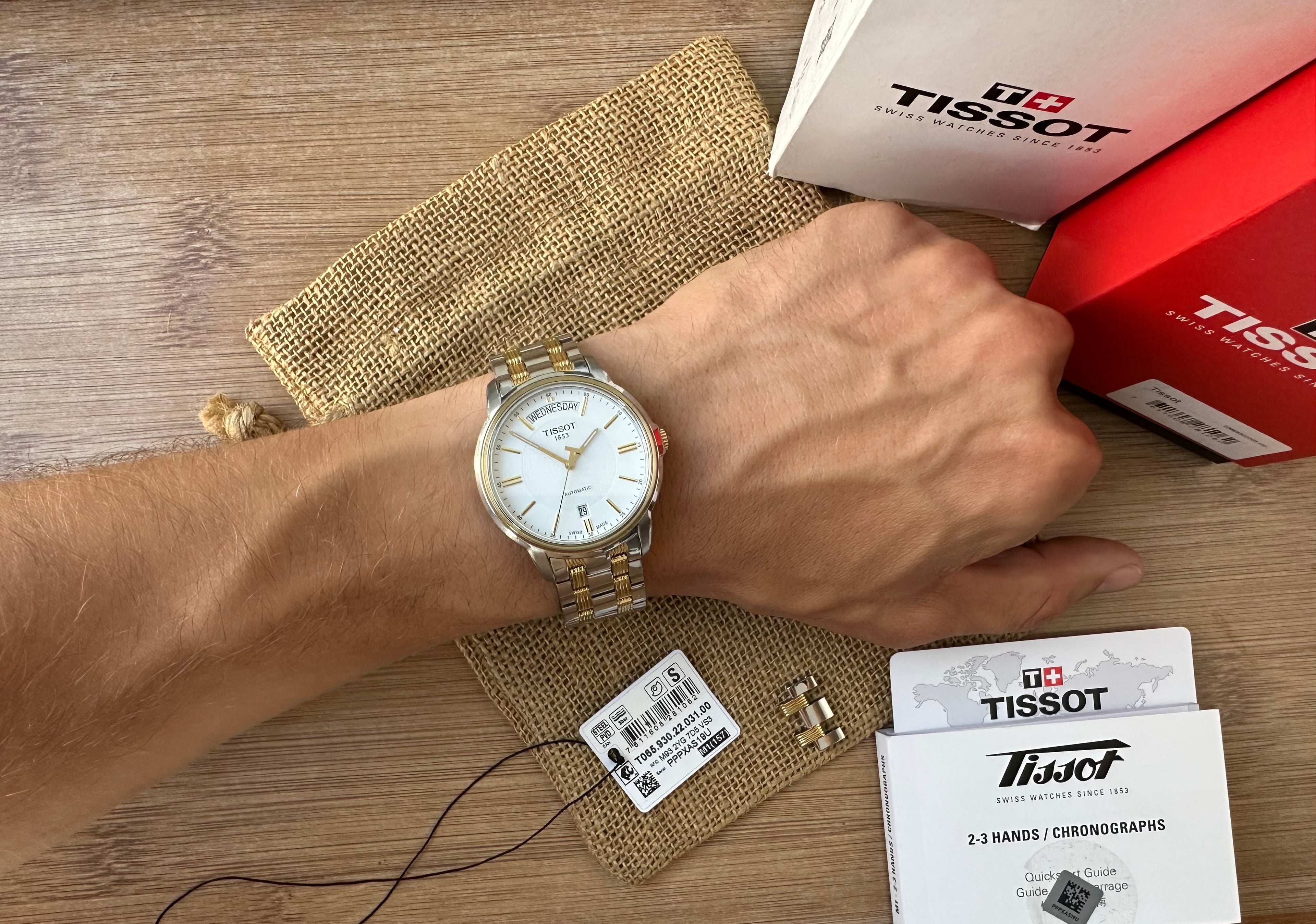 Tissot Automatic - Two tone - Eta 2834 full set