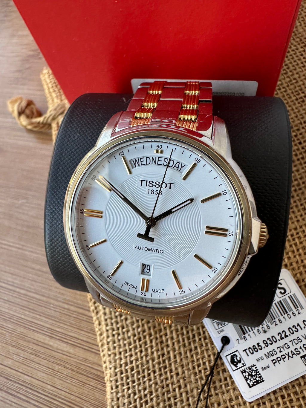 Tissot Automatic - Two tone - Eta 2834 full set