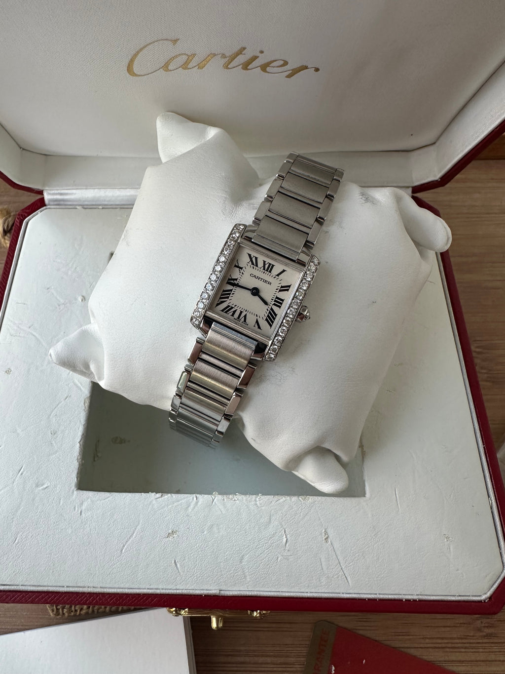 Cartier Tank Française Full set, impecabil 20mm - 2384