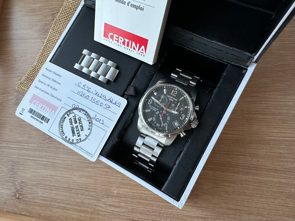 Certina DS Chronograph - Full set - Condiție excelentǎ