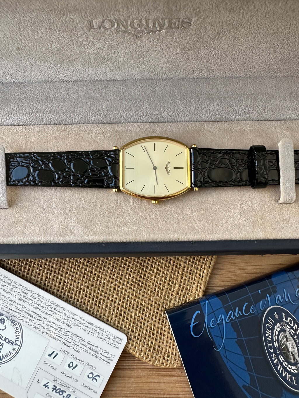 Longines La Grande Classique Tonneau Lady L4.705.2.32.2