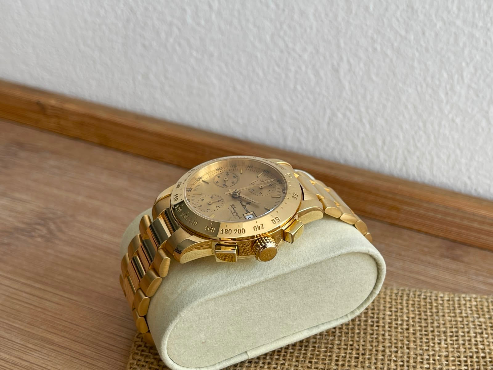 Ceas din Aur 18K Louis Davin - Valjoux 7750 - 148g total