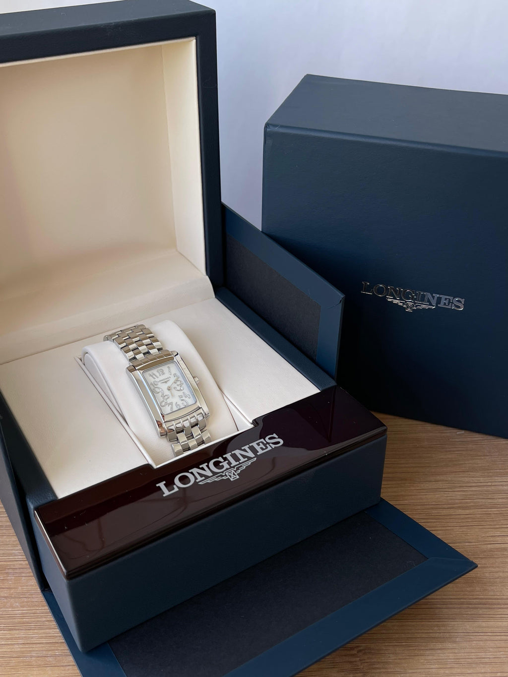 Ceas Longines Dolcevita Lady Cadran Mother of Pearl cu diamante ref. L5.502.4.07.6
