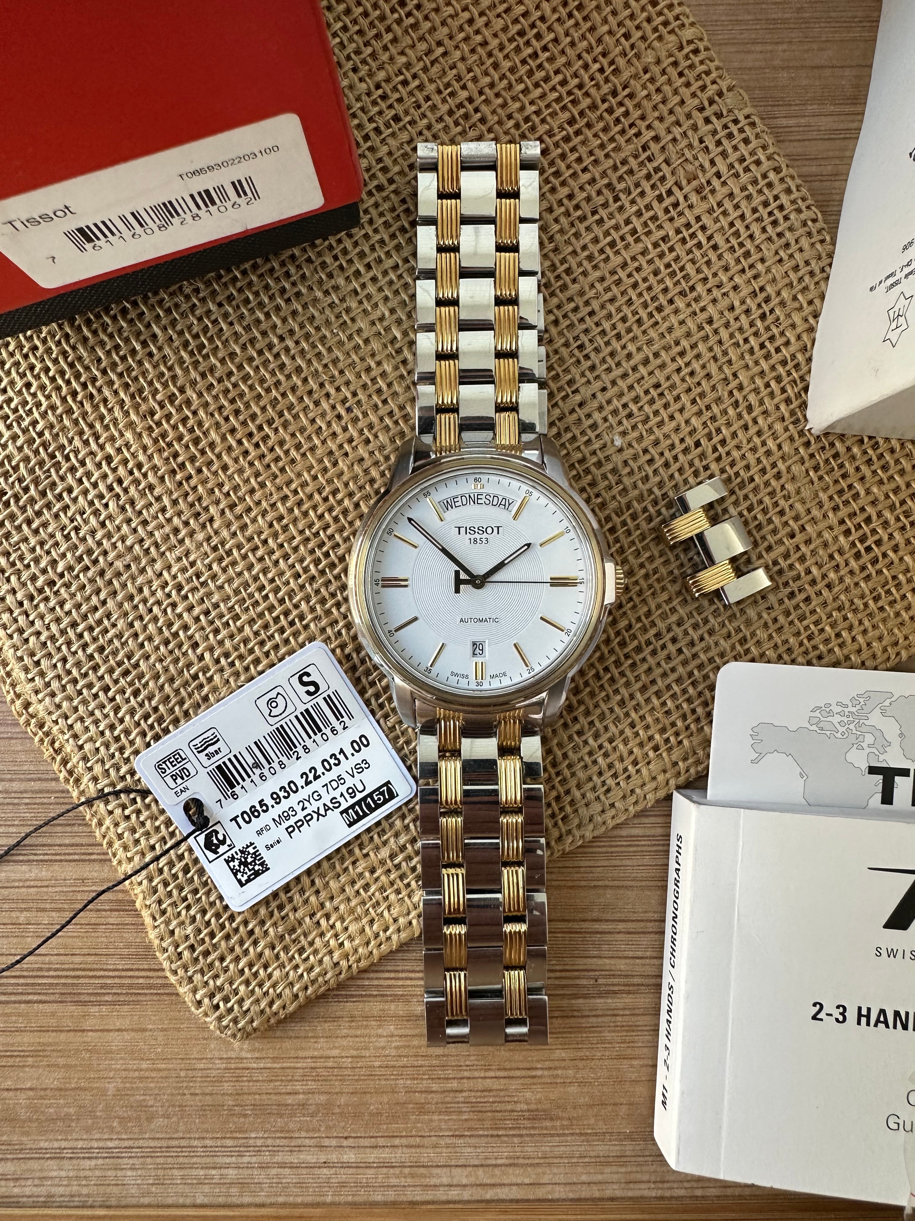 Tissot Automatic - Two tone - Eta 2834 full set