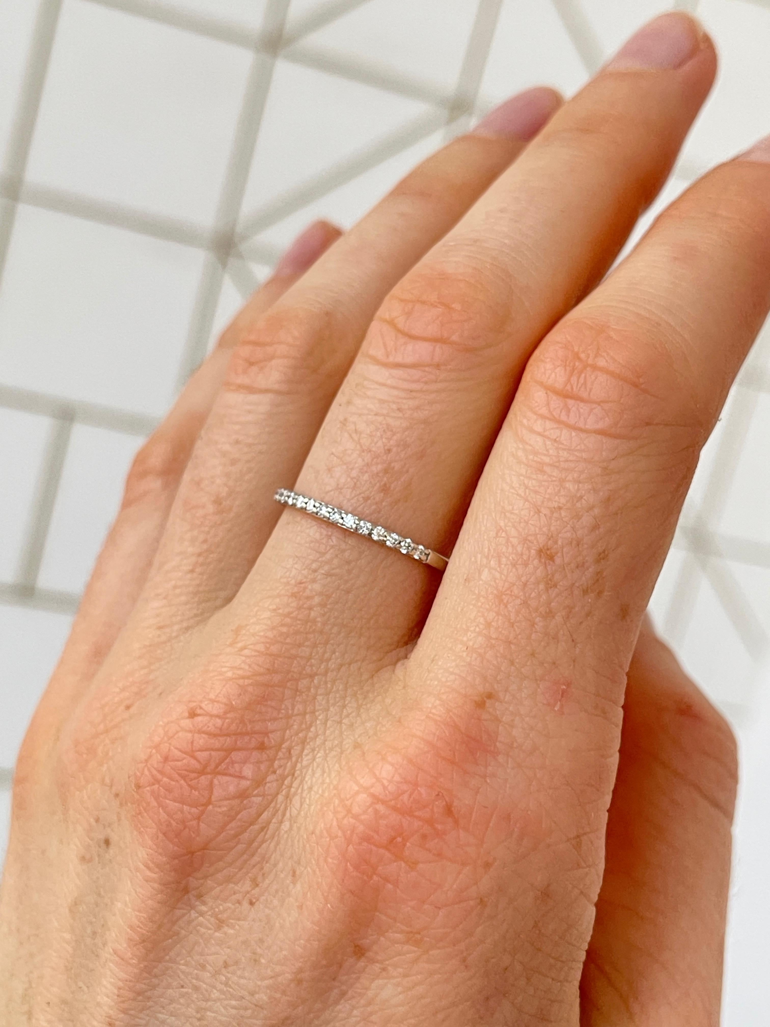 Superb Inel Aur alb 18k - diamante - certificat