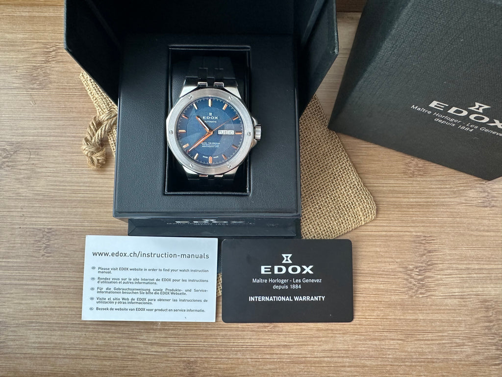 Ceas Edox Delfin Full set Rubber Strap