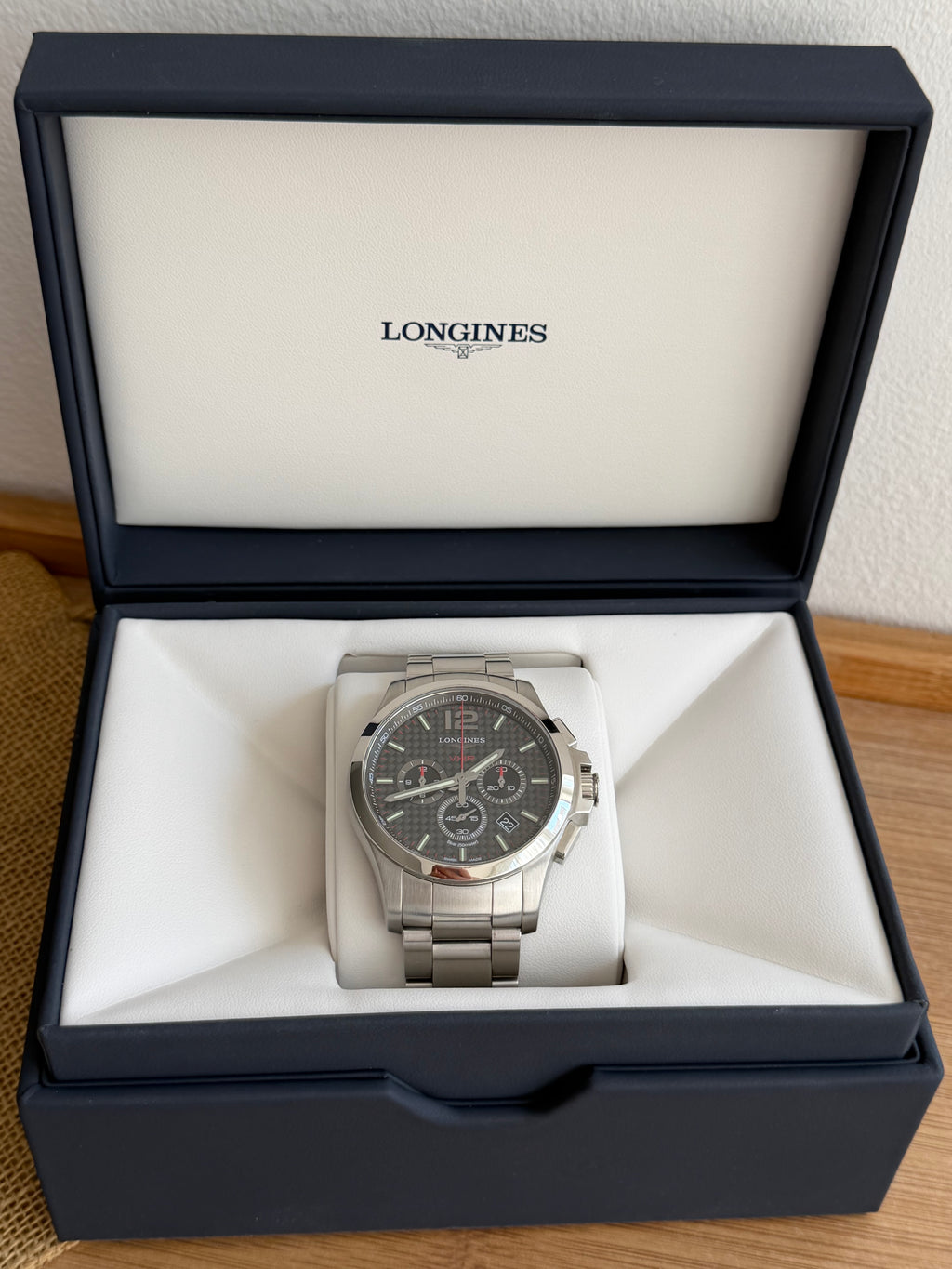 Longines Conquest - 44mm - Chronograph VHP - Very High Precision L3.727.4.66.6