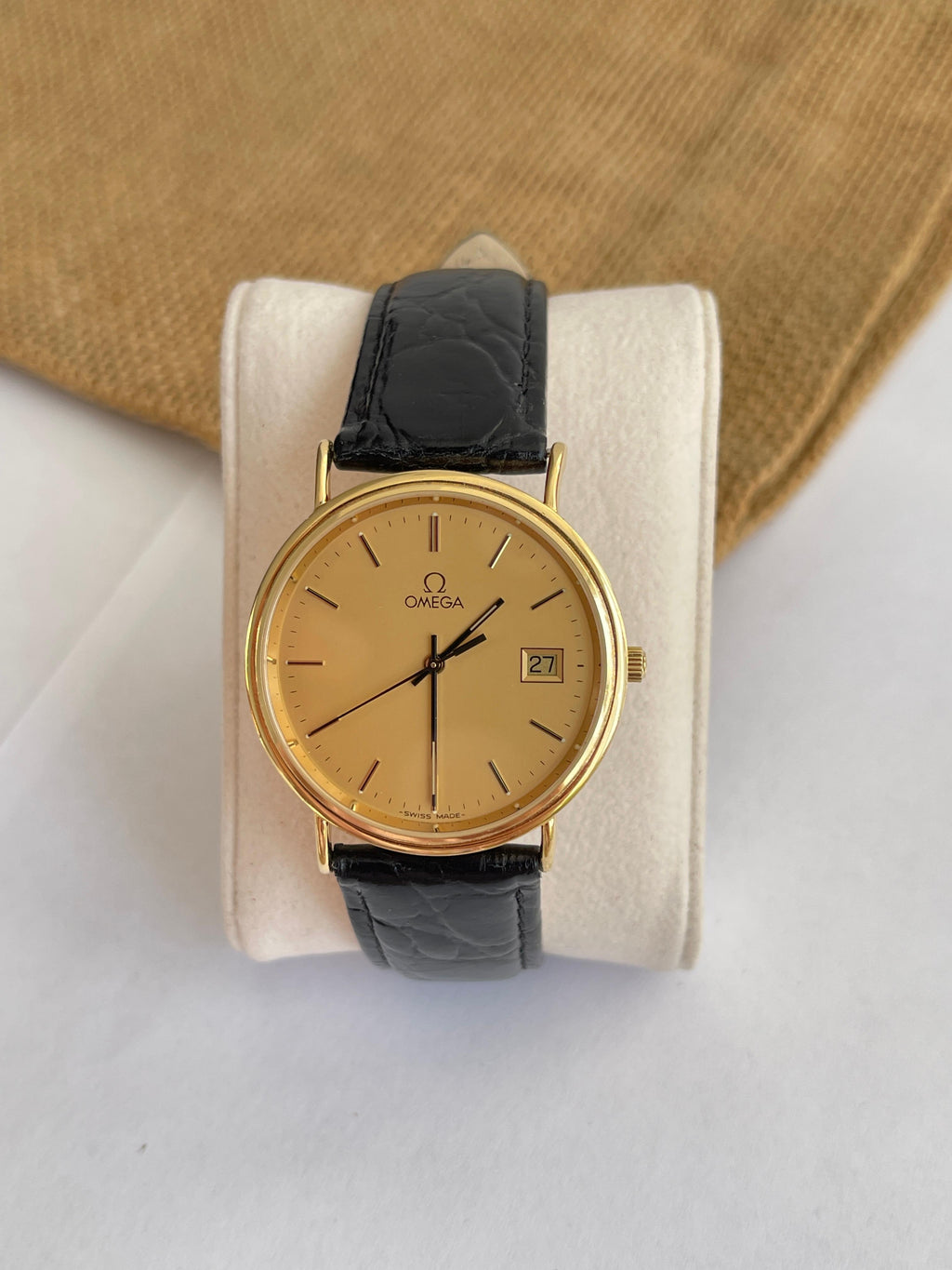 Superb Omega Seamaster Jubilee Aur 18K - Full set - Impecabil