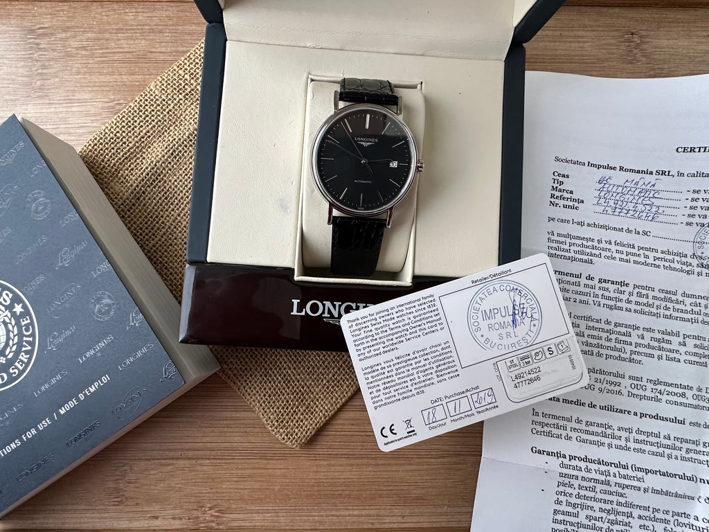 Longines Présence Automatic 38.5mm diametrul - impecabil - Full set L4.921.4.52.2