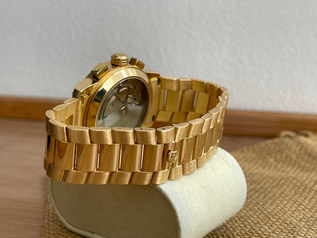 Ceas din Aur 18K Louis Davin - Valjoux 7750 - 148g total