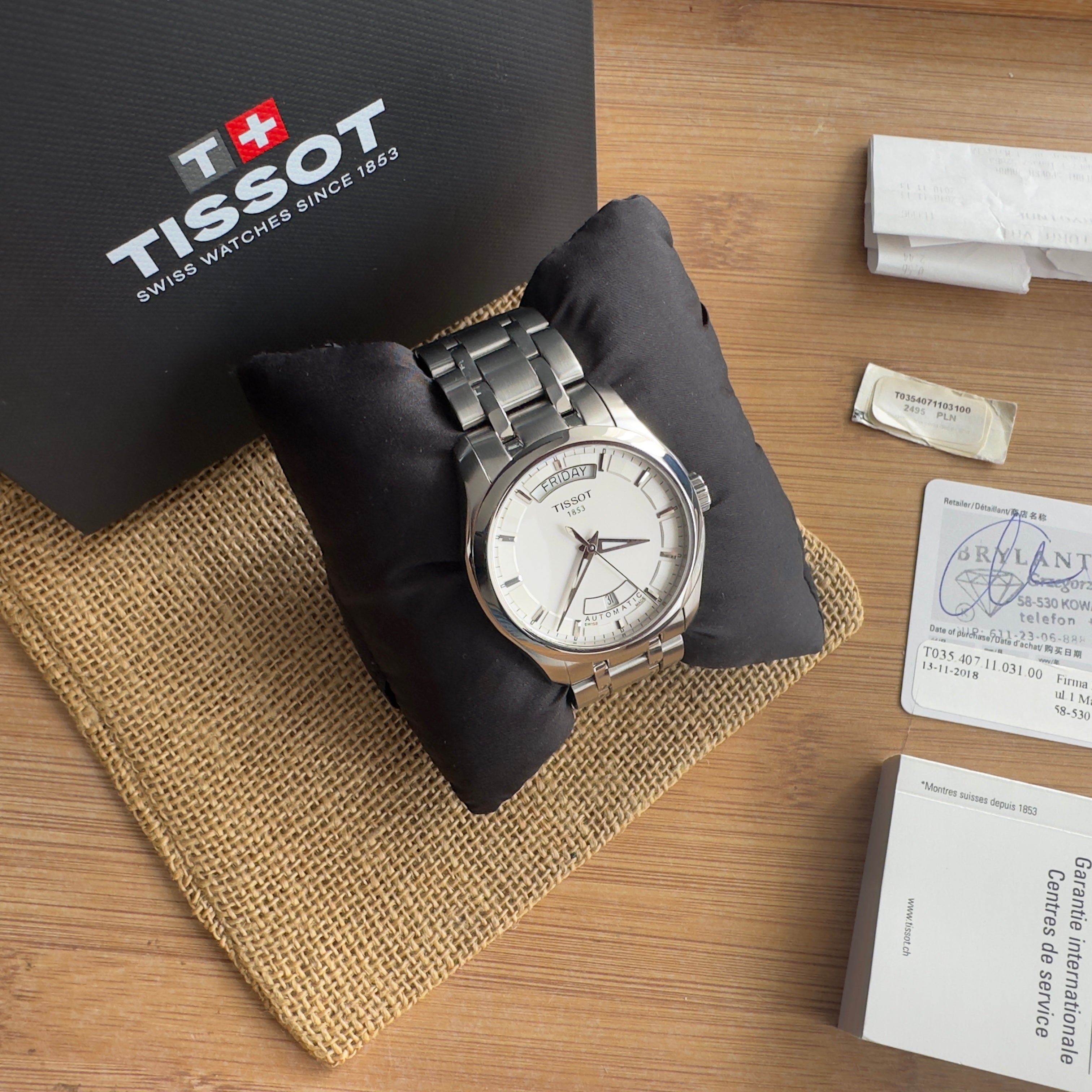 Ceas Tissot Couturier Daydate 39mm automatic - Full set - Eta2834-2 impecabil