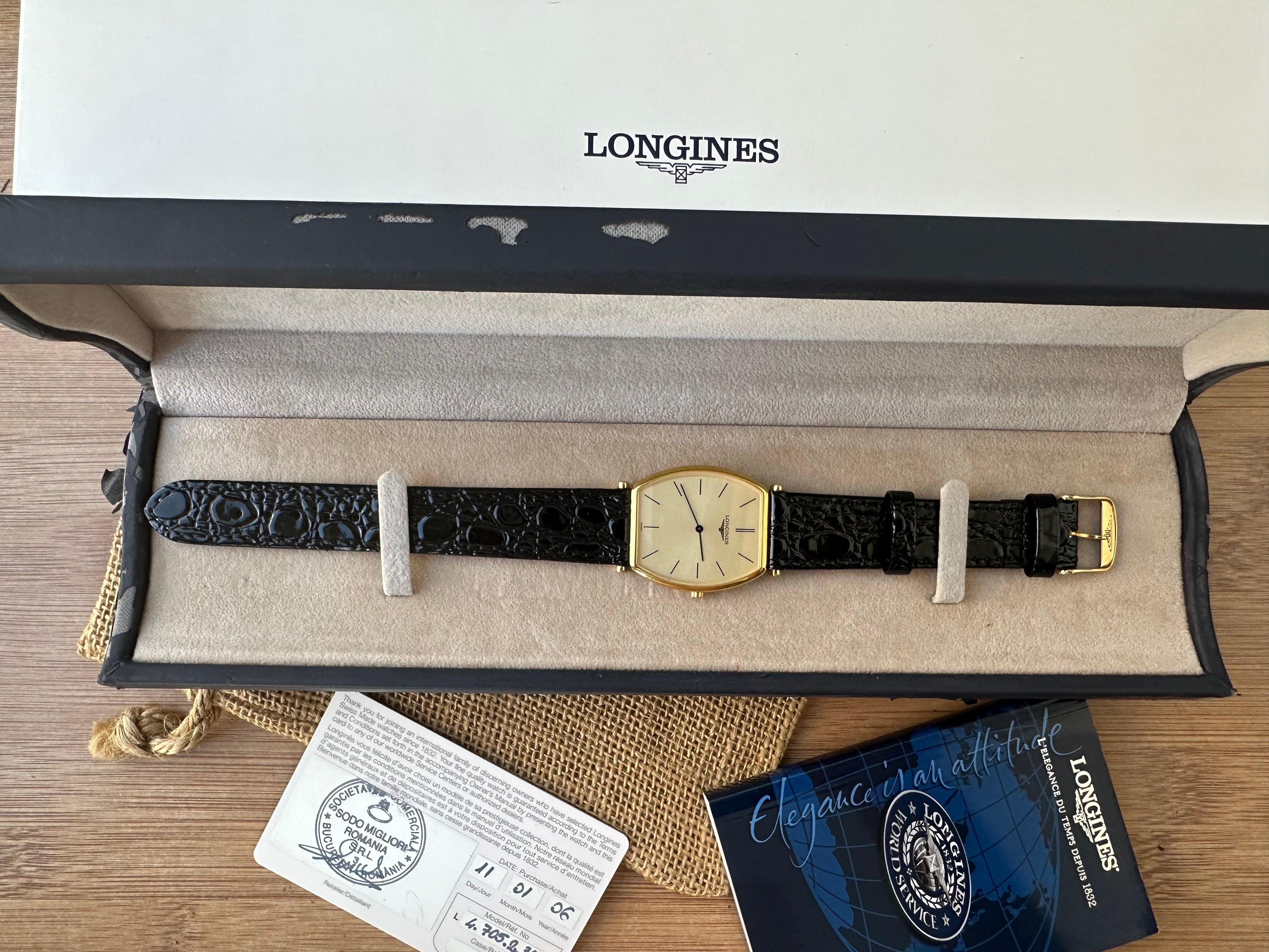 Longines La Grande Classique Tonneau Lady L4.705.2.32.2