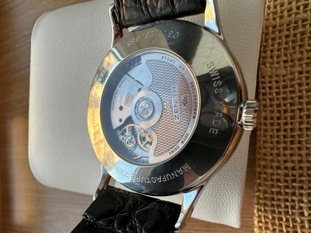 Zenith Elite - Reserve de Marche 37mm