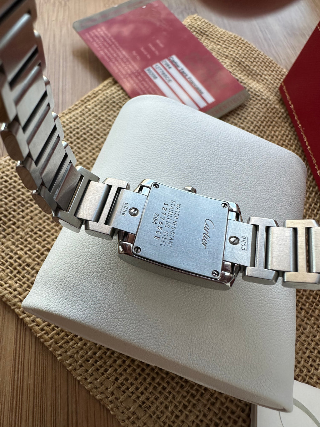 Cartier Tank Française Full set, impecabil 20mm - 2384