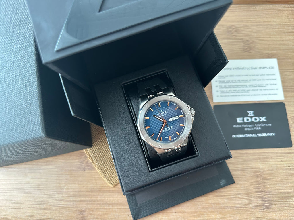 Ceas Edox Delfin Full set Rubber Strap