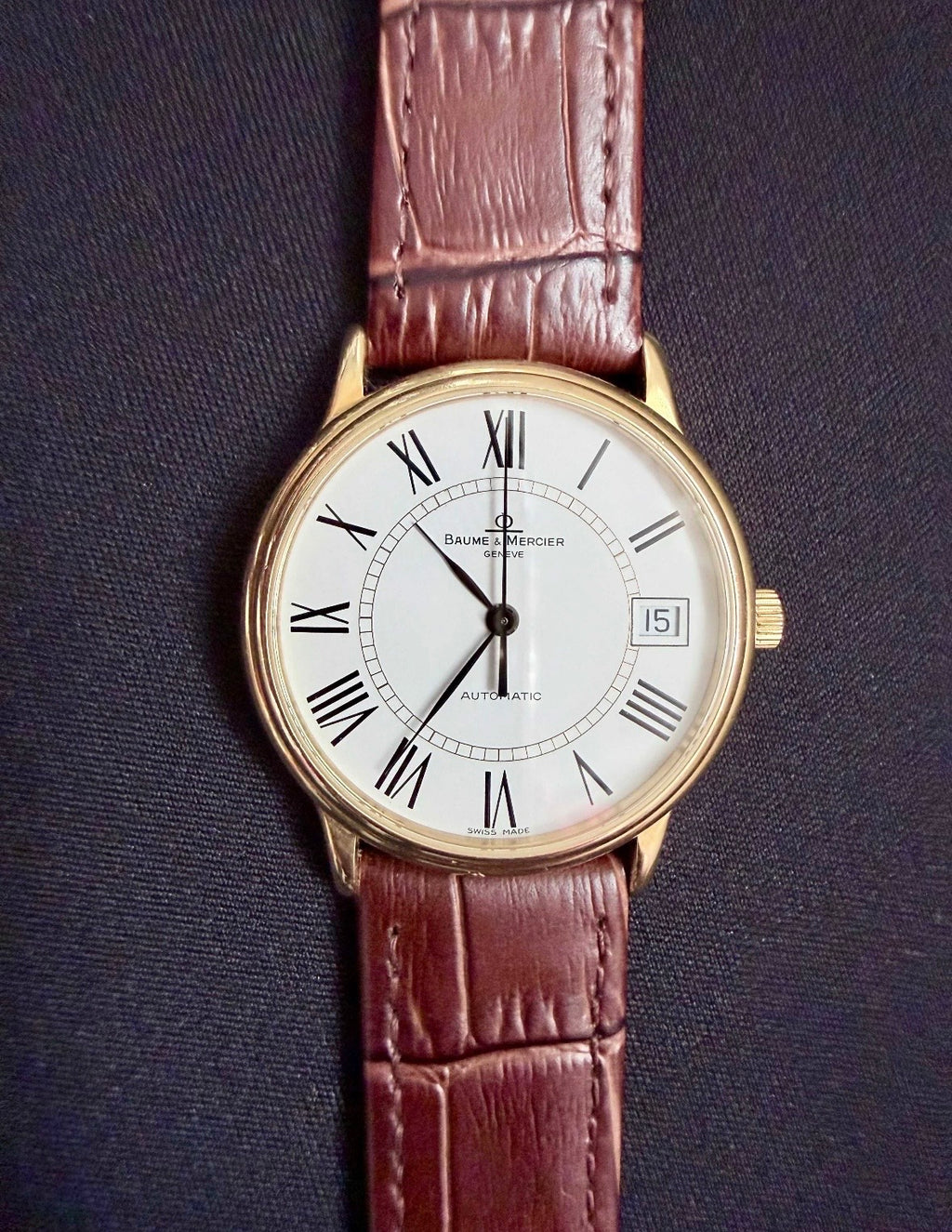 Cas eBaume Mercier Geneve - Aur 18K - Full set - Automatic