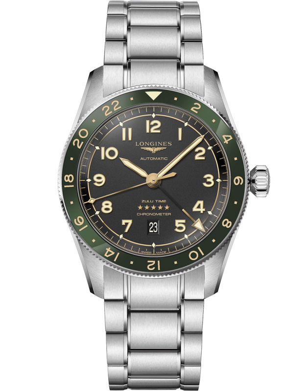 CEAS LONGINES SPIRIT ZULU TIME L3.812.4.53.6 CONDIȚIE EXCELENTǍ, FULL SET 42mm