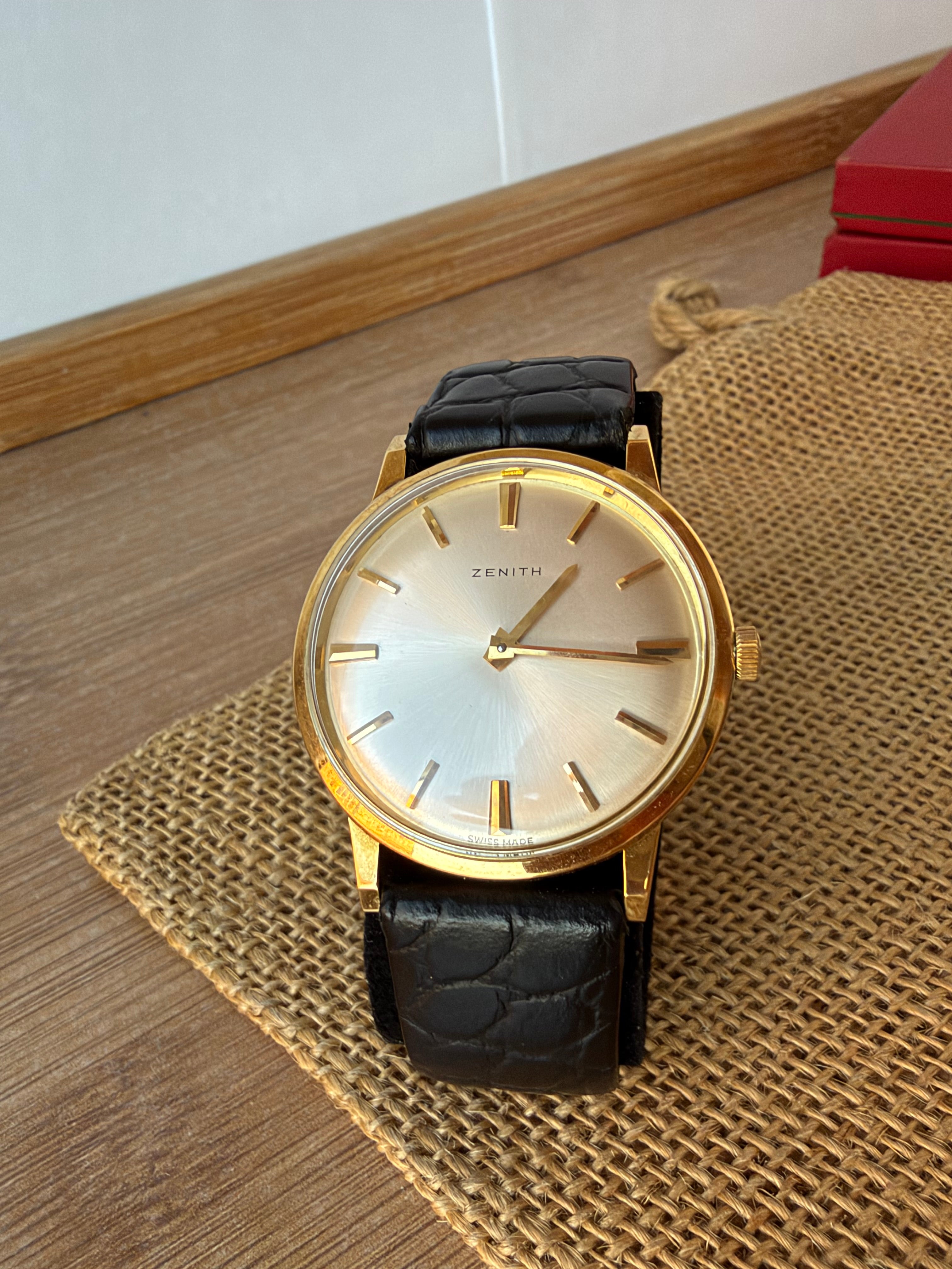 Zenith Aur 18K - Vintage NOS - New old stock- Full set