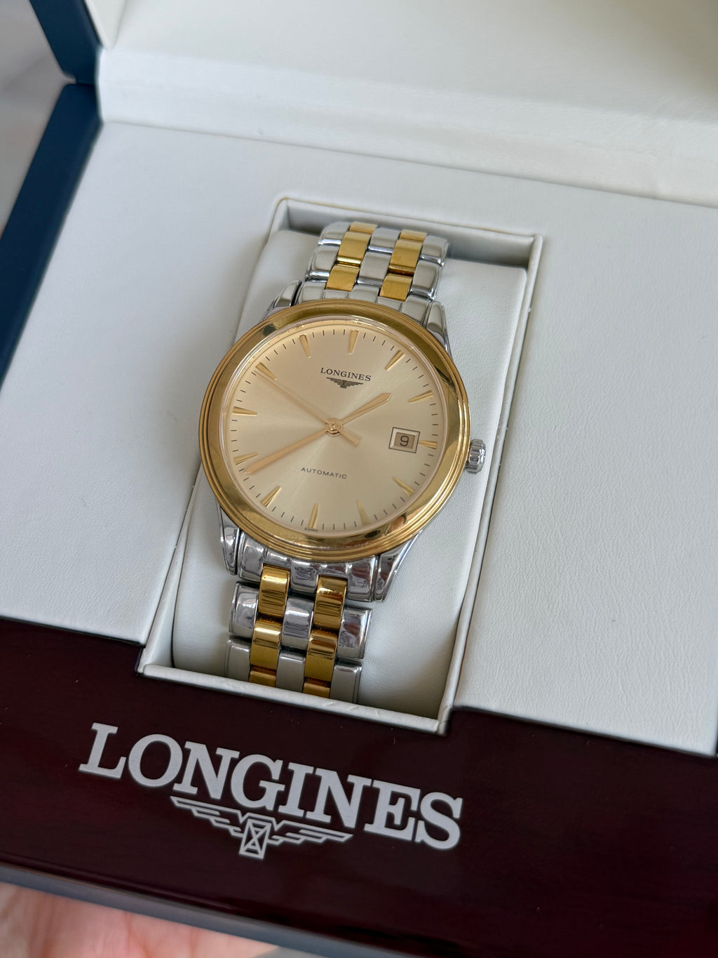 Longines Flagship Automatic 38.5mm - Two tone - Full set - Servisat - L4.974.3.32.7