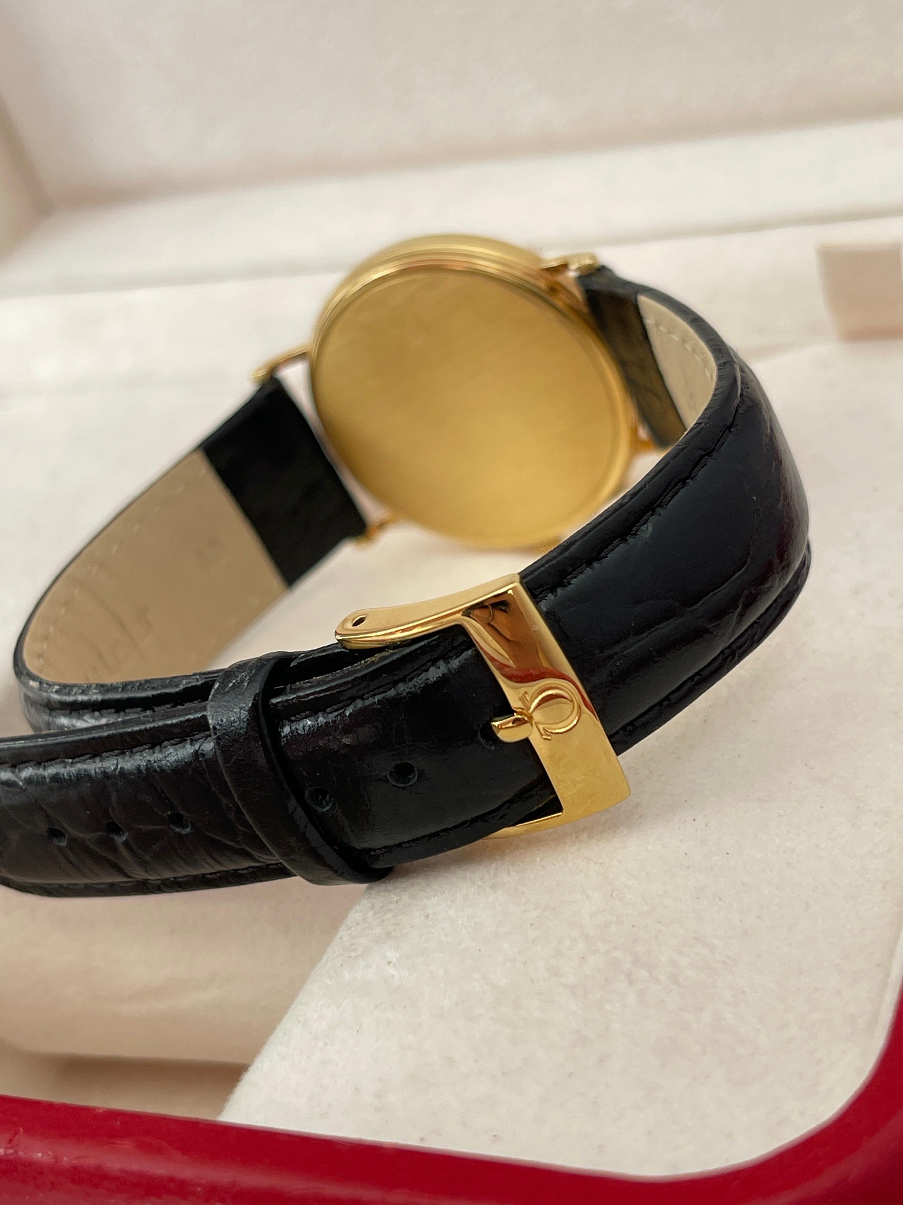 Superb Omega Seamaster Jubilee Aur 18K - Full set - Impecabil
