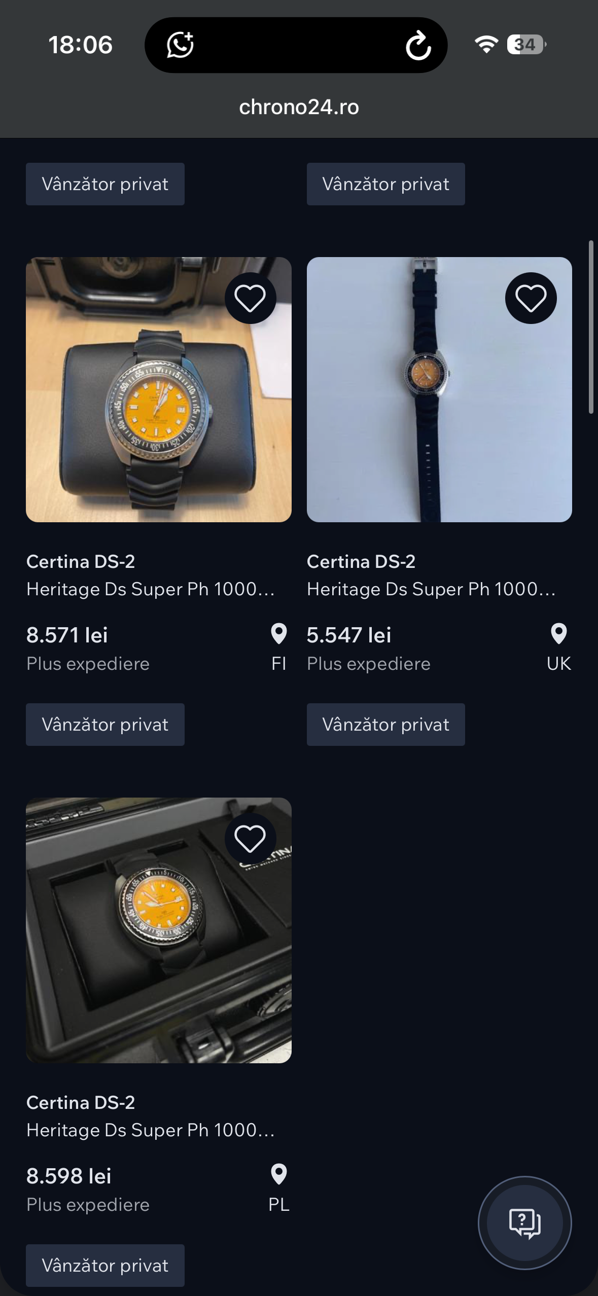 Certina DS PH1000M Limited Edition - 42mm - impecabil - Full set Ref. C024.907.17.281.10